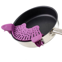 SnapStrain™ Silicone Clip-On Strainer