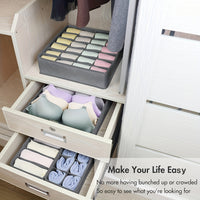 FoldNest™ Fabric Drawer Organizer Set
