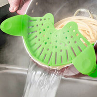 SnapStrain™ Silicone Clip-On Strainer