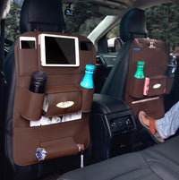 DriveNeat™ Premium Leather Car Organizer