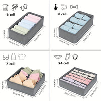 FoldNest™ Fabric Drawer Organizer Set