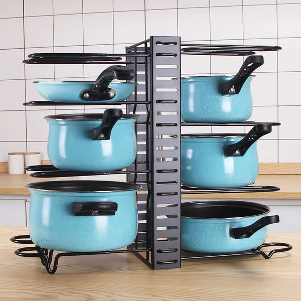 CookRack™ Multi-Layer Pots & Lids Organizer