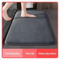 CloudStep™ Super Absorbent Bath Mat Soft landings.