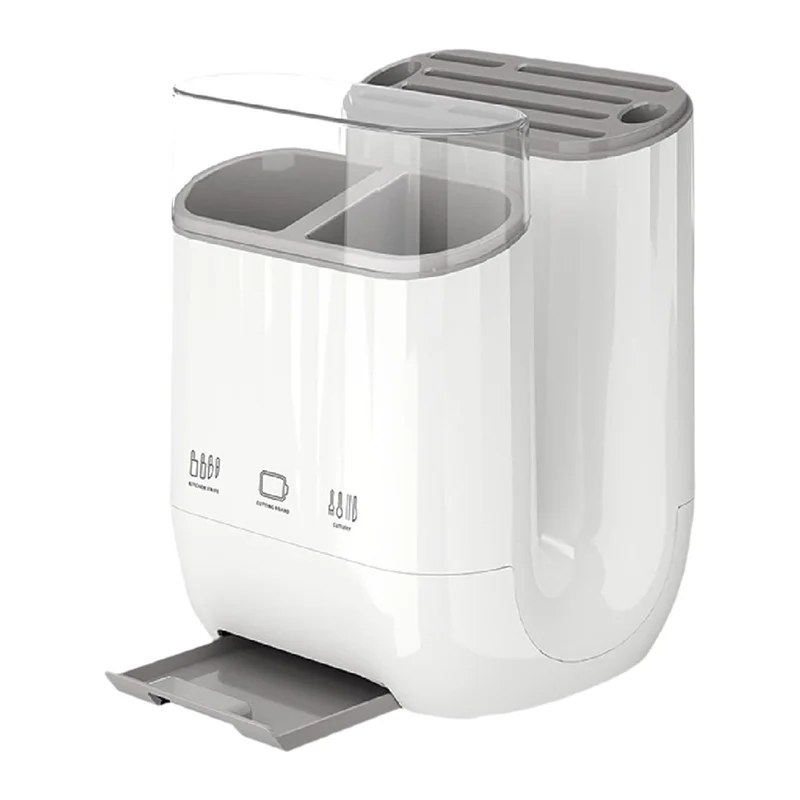 KYCOR™ Cutlery & Chopping Board Storage Rack with Catch Tray