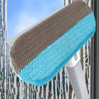 KYCOR-Household Cleaning Tool Multifunctional Window Cleaner With Squeegee And Cleaning Brush