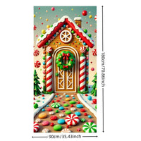 CandyCasa™ Gingerbread Door Cover