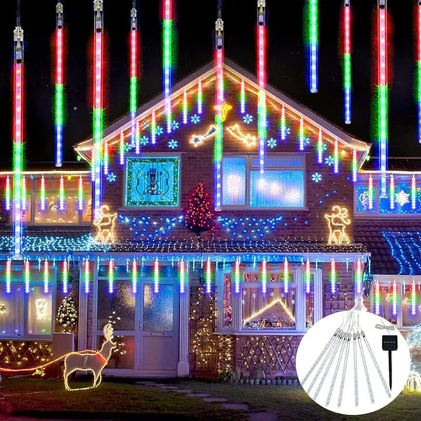 StarShower™ Solar Meteor Christmas Lights