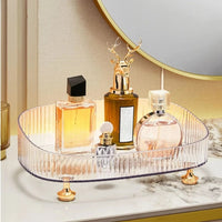 AcrySort™ Multi-Compartment Desktop Makeup & Jewelry Organizer