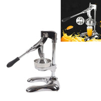 HandPress™ Stainless Steel Manual Fruit Juicer U-Shaped Base Hand-Pressed Squeezer with Separate Design