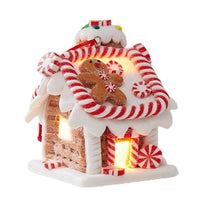 CandyGlow™ Gingerbread House Tree Topper