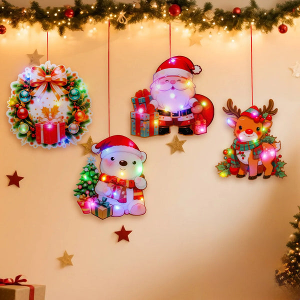 SnowGlow™ Christmas Door Hanging Light