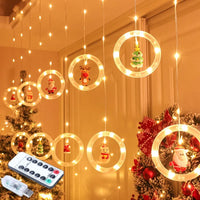 StarClaus™ Christmas Curtain String Lights