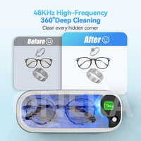 TOKA Jewelry Cleaner an Automatic 360° Deep Cleaning Tool for Jewelry Suitable for Eyeglasses, Rings, Watch Bands