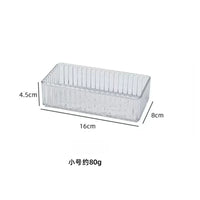 Stackable Acrylic Drawer Organizer - Adjustable Divider Trays for Cosmetics, Modular Makeup Storage Box