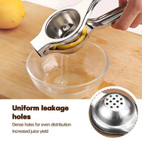 Stainless Steel Lemon Juicer Squeezer Juice Fruit Pressing Citrus Orange Juicer Lemon Press Machine Portable Kitchen Tool