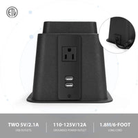 RiseSmart™ Adjustable Furniture Risers with USB Ports