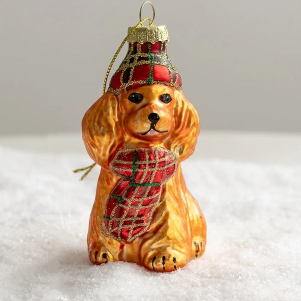 SantaShine™ Glass Christmas Ornaments