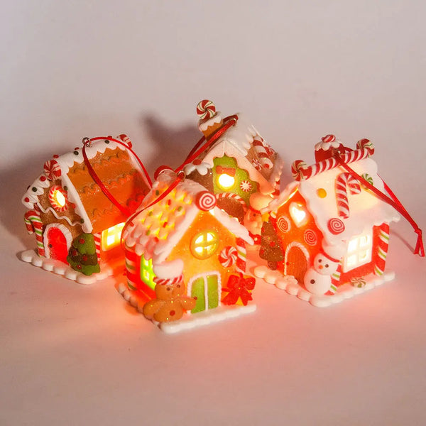 GingerGlow™ Christmas House Ornament