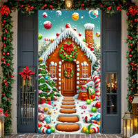 CandyCasa™ Gingerbread Door Cover