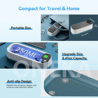 TOKA Jewelry Cleaner an Automatic 360° Deep Cleaning Tool for Jewelry Suitable for Eyeglasses, Rings, Watch Bands