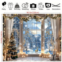 GoldSnow™ Christmas Celebration Backdrop
