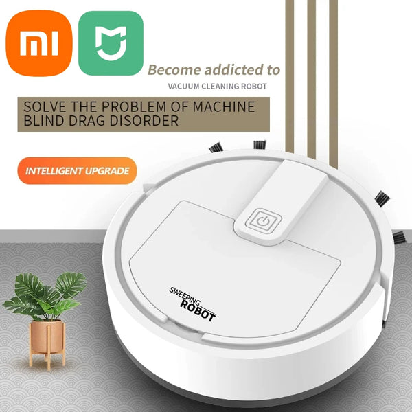 Xiaomi Household 3-in-1 Intelligent Sweeping Robot USB Charging Sweeping Machine Dust Hair Pet Hair Vacuum Home Appliance Gifts
