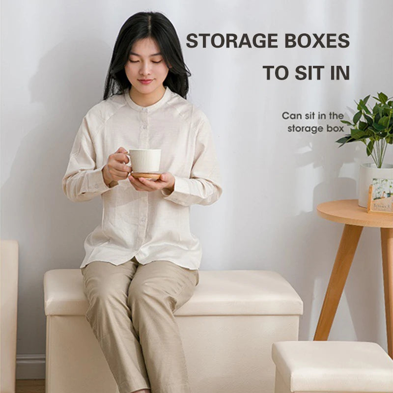 Sit&Store™ 3-in-1 Smart Foldable Storage Stool