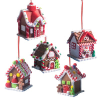 GingerHome™ Christmas House Ornament Set (5 pcs)