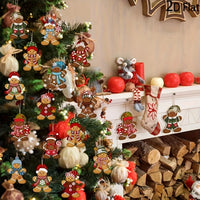 WoodGingy™ Gingerbread Ornaments Set (12 or 24 pcs)