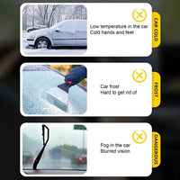 Car Heater 12V 2 in 1 Cooling Portable Powerful Car Heater 360 Degree Rotation Car Windshield Defroster for Car Auto Accessories