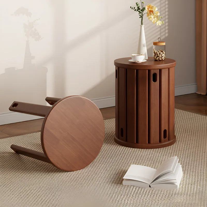 WoodEase™ Solid Wood Foldable Stool Set (4 pcs)