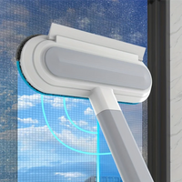 KYCOR-Household Cleaning Tool Multifunctional Window Cleaner With Squeegee And Cleaning Brush