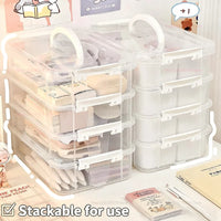 ClearStack™ Transparent Storage Box