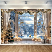 GoldSnow™ Christmas Celebration Backdrop