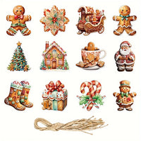 GingerJoy™ Christmas Hanging Ornaments (12 pcs)