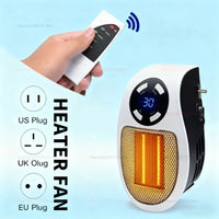 2025 Winter Portable Wall Mounted Electric Heater ,for Home Room Heating Warmer , Air Blower Compact Warm Electric Appliance