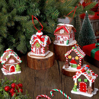 GingerHome™ Christmas House Ornament Set (5 pcs)