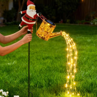 SantaFlow™ Solar Watering Can Light