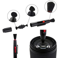 Digital Mirrorless Camera Cleaning Kit Professional DSLR Lens Carbon Tip Cleaning Pen Air Dust Blower Fiber Cloth Cleaning Set