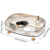 AcrySort™ Multi-Compartment Desktop Makeup & Jewelry Organizer