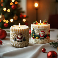 SantaMold™ Christmas Candle Silicone Mold