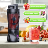 PowerMix™ 700 ml Portable Electric Juicer USB Rechargeable Smoothie Blender for Fresh Juice and Shakes
