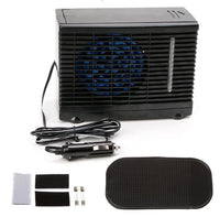 12V 60W Adjustable Car Air Conditioner Cooler Cooling Fan Water Ice Evaporative Portable Mini Fan