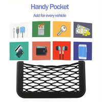 GripPocket™ Adhesive Car Storage Net Organizer