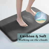 CloudStep™ Super Absorbent Bath Mat Soft landings.