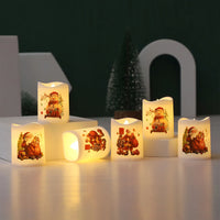 SantaGlow™ LED Christmas Candle Set (6 pcs)