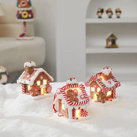 CandyGlow™ Gingerbread House Tree Topper